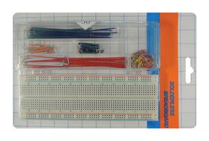 21-19080 - Prototyping Kit, Breadboard, 166 mm x 55 mm x 8.5 mm, 630 - 200 Tie Point - MCM