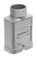 HDC HQM TOLU 1PG21 - Heavy Duty Connector, PG21, Hood, Top Entry, Zinc Body, Side Clamp, HQ - WEIDMULLER