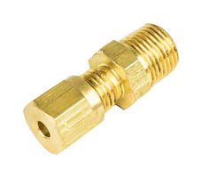 XF-1351-FAR - Compression Gland, Brass, 1/8" NPT, 6 mm Probe Size - LABFACILITY