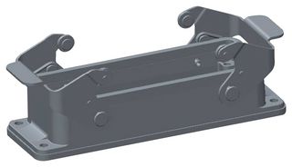 T1410241000-000 - Heavy Duty Connector, Base, Bulkhead Mount, Aluminium Alloy Body, 2 Lever, 24B - TE CONNECTIVITY