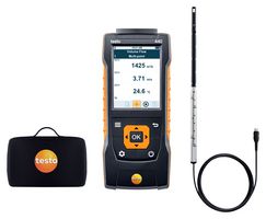 0563 4400 - Anemometer, 0m/s to 30m/s, -20 °C, 50 °C, 154 mm - TESTO