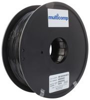 MC011461 - 3D Printer Filament, 1.75mm Dia, Black, TPU, 1 kg - MULTICOMP