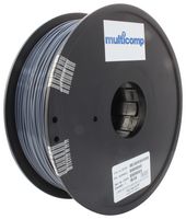 MC011470 - 3D Printer Filament, 1.75mm Dia, Grey, PETG, 1 kg - MULTICOMP