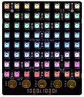 5645 - Development Board, ZIP Tile for micro:bit, 64 x Full Colour ZIP LEDs, 3 x Expansion Ports - KITRONIK