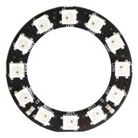 35135 - Add-On Board, ZIP Arc For micro:bit, 12 x RGB ZIP LEDs, 360° Circle - KITRONIK