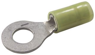 19324-0013 - Ring Tongue Terminal, M5, #5, 6 mm², Avikrimp 19324, Yellow - MOLEX