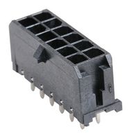 43045-1228 - Pin Header, Power, 3 mm, 2 Rows, 12 Contacts, Through Hole Straight, Micro-Fit 3.0 43045 - MOLEX
