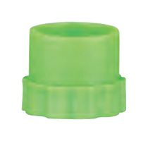 8001038 - Syringe Barrel Tip Cap, Green, QuantX Series, 50 Pack - FISNAR