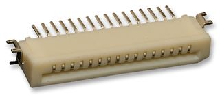 52852-1070 - FFC / FPC Board Connector, 1 mm, 10 Contacts, Receptacle, Easy-On 52852, Surface Mount, Bottom - MOLEX