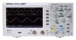 MP720010 EU-UK - Digital Oscilloscope, Economical, Eco, 2 Analogue, 50 MHz, 500 MSPS, 10 kpts, 7 ns - MULTICOMP PRO