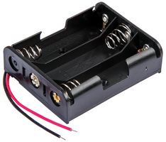 MP000331 - Battery Holder, Wired, 3 x AA - MULTICOMP PRO
