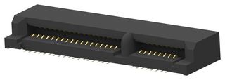 2041119-1 - Card Edge Connector, Mini PCIe, Dual Side, 1 mm, 52 Contacts, Surface Mount, Right Angle, Solder - TE CONNECTIVITY