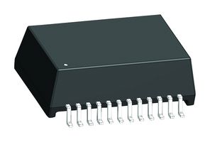 ALANS10001-4J41ET - Ethernet & LAN Transformer, 10/100/1000 Base-T, 1 Port, 1CT:1CT, 350 µH, 2.5 kV, Surface Mount - ABRACON
