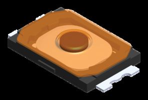 MP000701 - Tactile Switch, Top Actuated, Surface Mount, Round Button, 180 gf, 50mA at 12VDC - MULTICOMP PRO