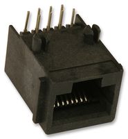 43249-8104 - Modular Connector, RJ45 Jack, 1 x 1 (Port), 8P8C, Cat3, Through Hole Mount - MOLEX