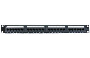 UT-899544 - Patch Panel, RJ45, 24 Ports, Cat6, 1U, Pro Signal Punch Down Patch Panels - PRO SIGNAL