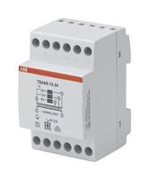 TS24/8-12-24 - DIN Rail Mount Transformer, Non-Inherently Short-Circuit Proof Bell, 230V, 8V, 12V, 24V, 24 VA - ABB