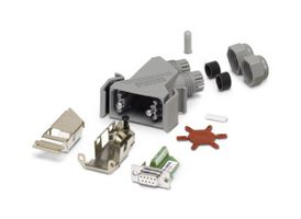 VS-09-IBS-BU - D Sub Connector, Standard, Receptacle, 9 Contacts, DE, Screw - PHOENIX CONTACT