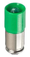 MGSG12 - LED Replacement Lamp, Midget Groove, Green, T-1 3/4, 1.61 cd - APEM