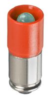 MGSR24 - LED Replacement Lamp, Midget Groove, Red, T-1 3/4, 1.75 cd - APEM