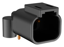 ATF13-2P-BM11 - Automotive Connector, Board Lock AT Series, Right Angle Receptacle, 2 Contacts, PCB Pin - AMPHENOL SINE/TUCHEL