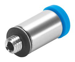 QSM-M7-6-I-R - Pneumatic Fitting, Push-In Fitting, M7, 14 bar, 6 mm, Brass, QSM - FESTO