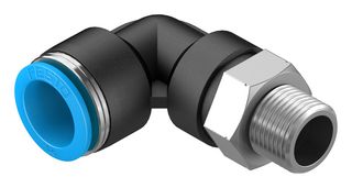 QSL-3/8-16 - Pneumatic Fitting, Push-In L-Fitting, R3/8, 14 bar, 16 mm, PBT (Polybutylene Terephthalate), QSL - FESTO