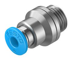 QS-G1/8-4-I - Pneumatic Fitting, Push-In Fitting, G1/8, 14 bar, 4 mm, Brass, QS - FESTO