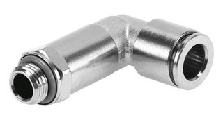 NPQH-LL-G18-Q4-P10 - Pneumatic Fitting, Push-In L-Fitting, G1/8, 20 bar, 4 mm, Brass, NPQH - FESTO