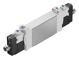 VUVG-BK14-T32C-AT-F-1R8& - AIR SOLENOID VALVE, FLANGE, 7BAR, 24VDC - FESTO