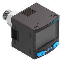 SPAN-B2R-G18M-PNLK-PNVB& - Pressure Sensor, 1 bar, 2x NPN / PNP, Current, Relative, 30 VDC - FESTO
