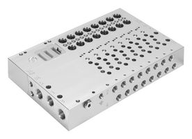 VABM-L1-10HW-G18-4-GR - Manifold Rail, 4 Outlet, G1/8, M7, VABM Series, VTUG Valve Terminals/10 mm Sub-Base Valves - FESTO