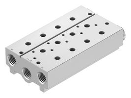 VABM-B10-30S-G12-4 - Manifold Block, 4 Outlet, G1/2, VABM Series, VUVS Solenoid Valves/VTUS Valve Manifold Assemblies - FESTO