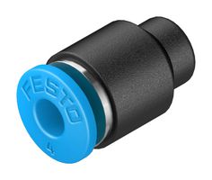 QSC-4 - Pneumatic Fitting, Push-In Cap, 14 bar, 4 mm, PBT (Polybutylene Terephthalate), QSC - FESTO
