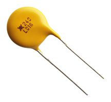 RF0067-000 - Resettable Fuse, PPTC, PolySwitch LVR Series, 240 VAC, 160 mA, 370 mA, 15 s, Round - LITTELFUSE
