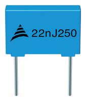 B32522C3684K189 - General Purpose Film Capacitor, Metallized PET Stacked, Radial Box - 2 Pin, 0.68 µF, ± 10%, 160 V - EPCOS