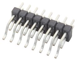 MMT-120-01-T-SH . - Pin Header, Board-to-Board, Wire-to-Board, 2 mm, 1 Rows, 20 Contacts, Surface Mount Right Angle - SAMTEC