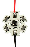 ILH-IO01-85SL-SC201-WIR200. - IR Emitter Module, 1 Chip, 850 nm, ± 45° (90°), 976 mW/Sr, 200 mm Red & Black, Star PCB - INTELLIGENT LED SOLUTIONS