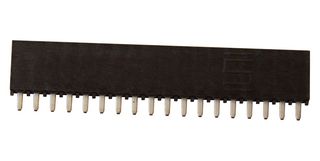 SSW-118-01-T-S - PCB Receptacle, Board-to-Board, 2.54 mm, 1 Rows, 18 Contacts, Through Hole Mount, SSW - SAMTEC