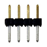 TMM-104-01-L-S - Pin Header, Board-to-Board, 2 mm, 1 Rows, 4 Contacts, Through Hole, TMM - SAMTEC