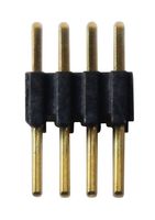 TMS-104-02-G-S - Pin Header, Vertical, Board-to-Board, 1.27 mm, 1 Rows, 4 Contacts, Through Hole, TMS - SAMTEC