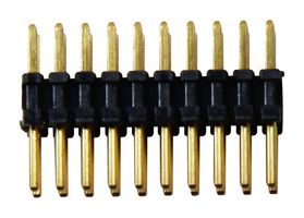 TS-108-T-A - Pin Header, Board-to-Board, 2.54 mm, 1 Rows, 8 Contacts, Through Hole, TS - SAMTEC