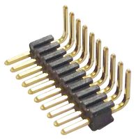 TMS-107-01-L-S-RA - Pin Header, Board-to-Board, 1.27 mm, 1 Rows, 7 Contacts, Through Hole Right Angle, TMS - SAMTEC