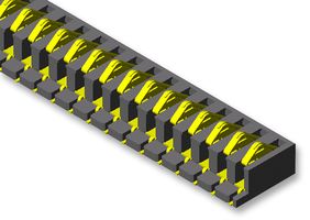 SIB-122-02-F-S-LC - Spring Loaded Connector, Compression Connector, 2.54 mm, 1 Row, 22 Contacts, Surface Mount - SAMTEC