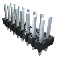 HTSW-118-05-L-D - Pin Header, Vertical, Board-to-Board, 2.54 mm, 2 Rows, 36 Contacts, Through Hole, HTSW - SAMTEC