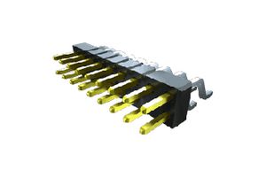 MMT-102-01-F-SH - Pin Header, Board-to-Board, Wire-to-Board, 2 mm, 1 Rows, 2 Contacts, Surface Mount Right Angle - SAMTEC