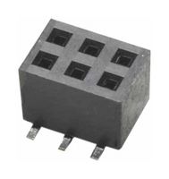 M22-6340342 - PCB Receptacle, Board-to-Board, 2 mm, 2 Rows, 6 Contacts, Surface Mount, M22 - HARWIN
