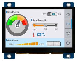 MDT0430GIHC-HDMI - TFT LCD, 4.3 ", 480 x 272 Pixels, Landscape, RGB, 5V - MIDAS