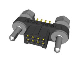 MHDAS2M008YDE10 - Pin Header, Board-to-Board, 1.27 mm, 2 Rows, 8 Contacts, Through Hole Straight, MHDAS - AMPHENOL SOCAPEX