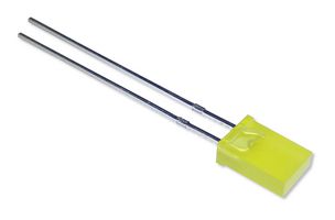 MP007952 - LED, Super Yellow, Through Hole, 2mm x 5mm, 20 mA, 2 V, 590 nm - MULTICOMP PRO